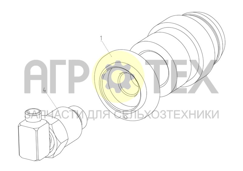 Чертеж Гидроцилиндр (РСМ-10Б.09.37.070)